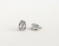 14K Gold-Plated Diamond Huggie Hoop Earrings